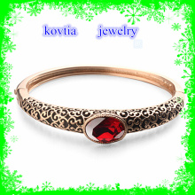 2015 fashion jewelry brand vintage luxury red ruby bracelets accessories for women